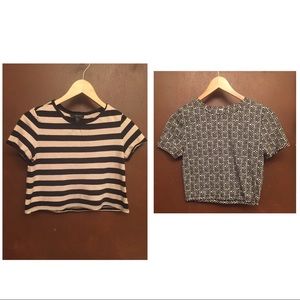 2 Forever 21 Crop Tops Bundle